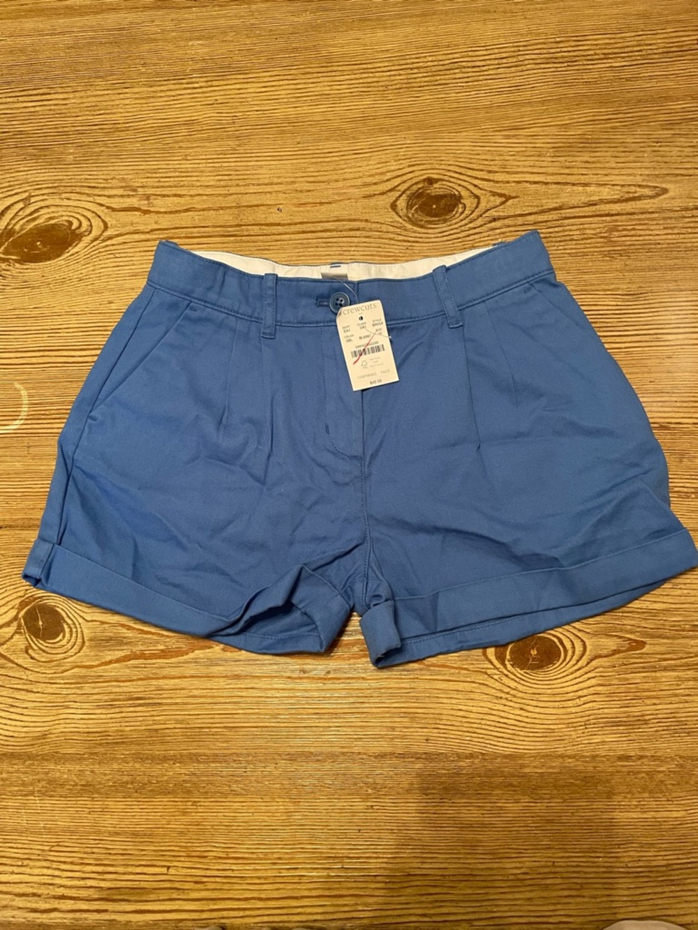 NWT Crewcuts Blue Cotton Shorts